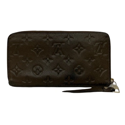 Pre-owned Louis Vuitton Portefeuille Secret Brown Leather Wallet  ()