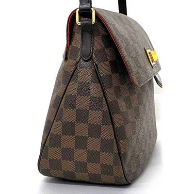 Pre-owned Louis Vuitton Roseberry Brown Canvas Shopper Bag ()
