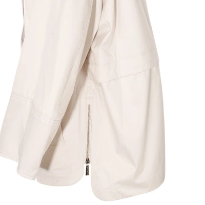 Shop Moorer Coats In Avorio Light/bianco
