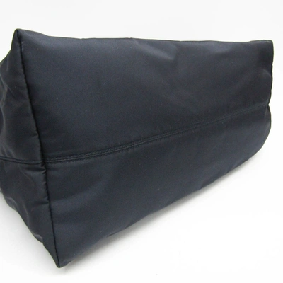 Shop Prada Cabas Black Synthetic Shoulder Bag ()