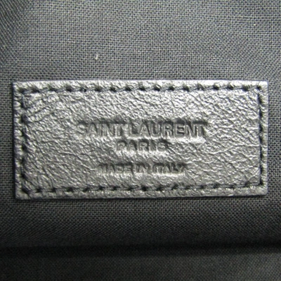 Shop Saint Laurent Black Leather Tote Bag ()