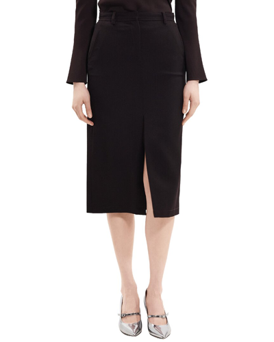 Shop Theory Midi Wool-blend Trouser Skirt