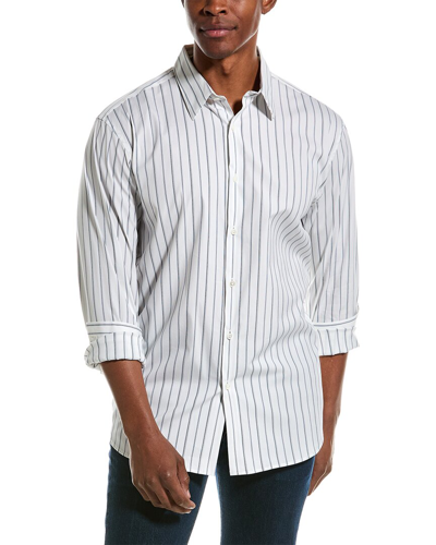 Shop Theory Irving Woven Shirt In White