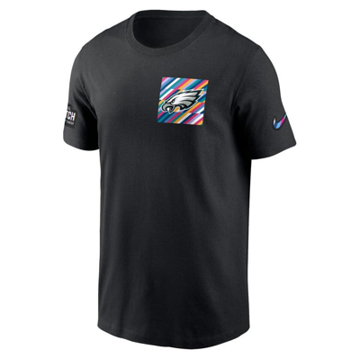 Shop Nike Black Philadelphia Eagles 2023 Nfl Crucial Catch Sideline Tri-blend T-shirt