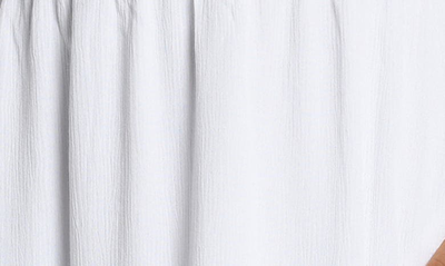 Shop La Blanca Illusion Long Sleeve Cover-up Dress In White