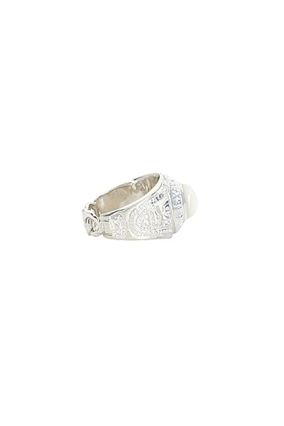 Shop Martine Ali 925 Silver Mother Of Pearl Champion Ring