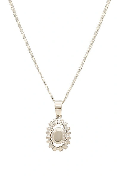 Martine Ali 925 Silver Henri Stone Necklace In Silver