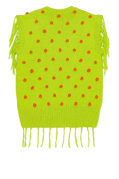 Harago Speckle Vest In Green