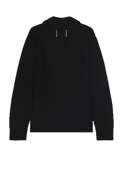 Reigning Champ Vinnie Cardigan In Black