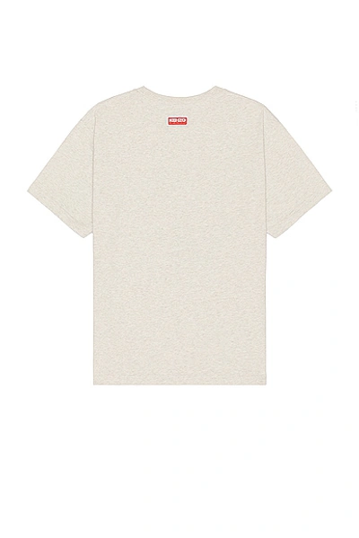 Shop Kenzo Lucky Tiger T-shirt In Pale Grey