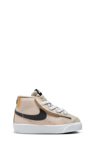 Shop Nike Kids' Blazer Mid '77 Sneaker In Sanddrift/ Twine/ White/ Black