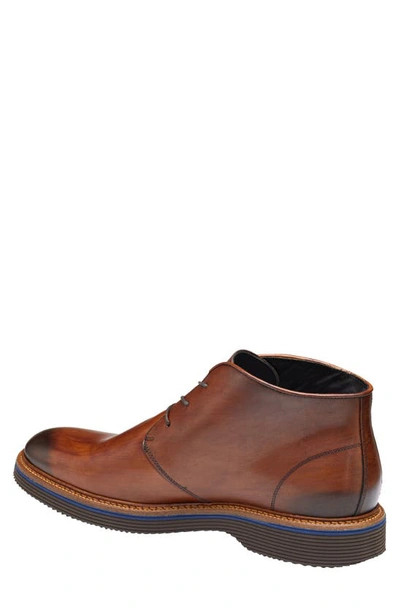 Shop Johnston & Murphy Collection Jenson Chukka Boot In Brown Italian Calfskin