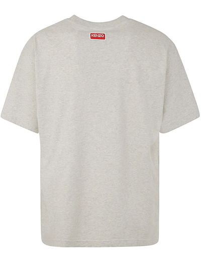 Shop Kenzo Lucky Tiger Oversize T-shirt In Grey