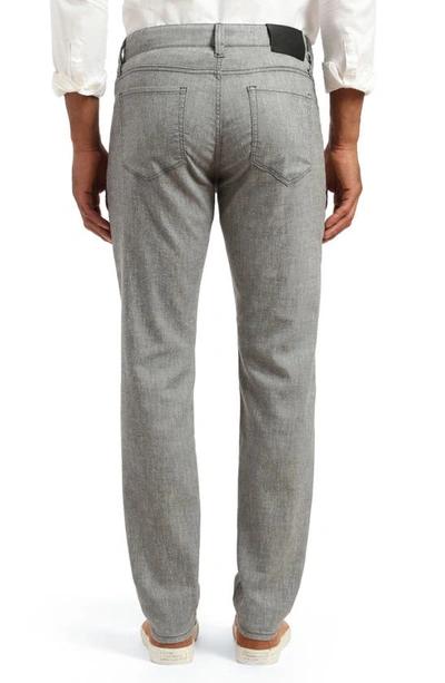 34 Heritage Charisma Straight Leg Cross Twill Pants In Anthracite Hemp