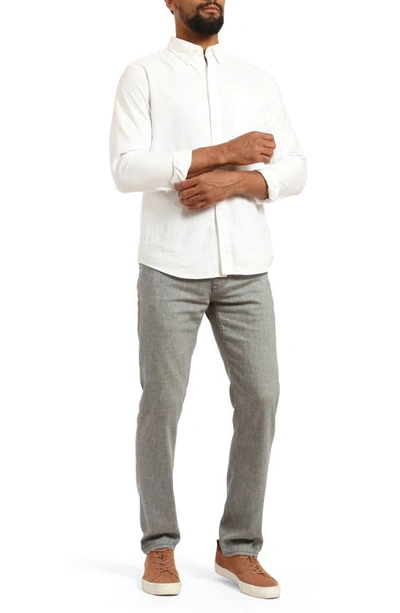 34 Heritage Charisma Straight Leg Cross Twill Pants In Anthracite Hemp