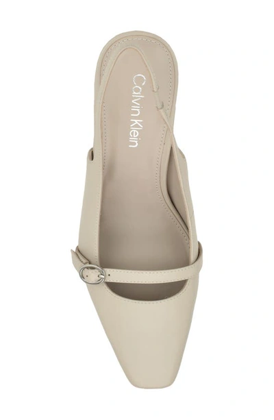 Shop Calvin Klein Ellisa Slingback Sandal In Light Grey