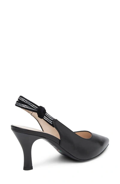 Nerogiardini Pointed Toe Slingback Pump In Black