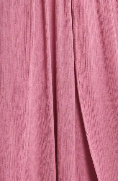 Shop Elan Wrap Maxi Cover-up Dress In Dark Pink