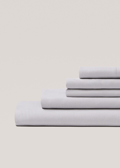 Shop Mango 180 Thread Count Cotton Top Sheet Superking Bed Grey
