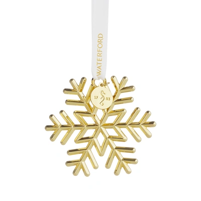 Shop Waterford Golden Snowflake Ornament