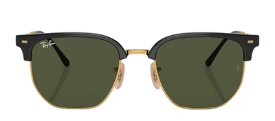 Shop Ray Ban Rb4416 601/31 Geometric Sunglasses In Multi
