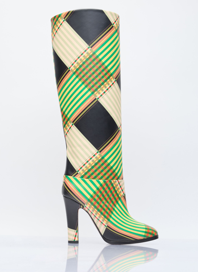 Shop Vivienne Westwood Midas Boots In Multicolour