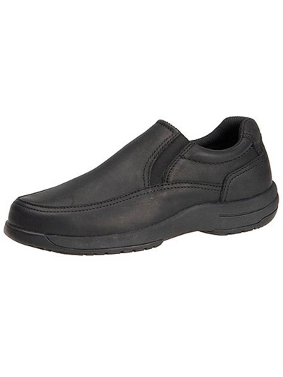 Shop Walkabout Slip On Walking Shoe Mens Leather Slip On Walking Shoes In Black
