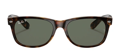 Shop Ray Ban Rb2132 902/58 Wayfarer Polarized Sunglasses In Multi