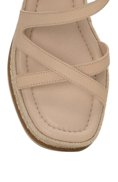 Shop Lucky Brand Carolie Platform Wedge Sandal In Cannellini Cortez