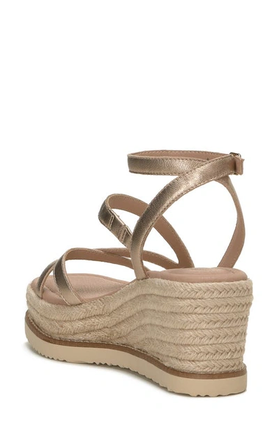 Shop Lucky Brand Carolie Platform Wedge Sandal In Stardust Etoile
