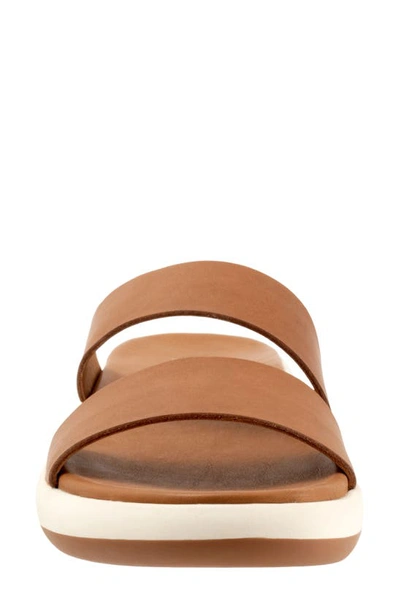 Softwalk Jenna Platform Sandal In Luggage