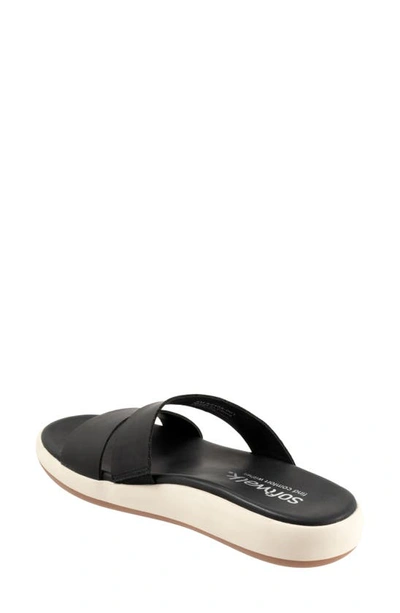 Softwalk Jenna Platform Sandal In Black