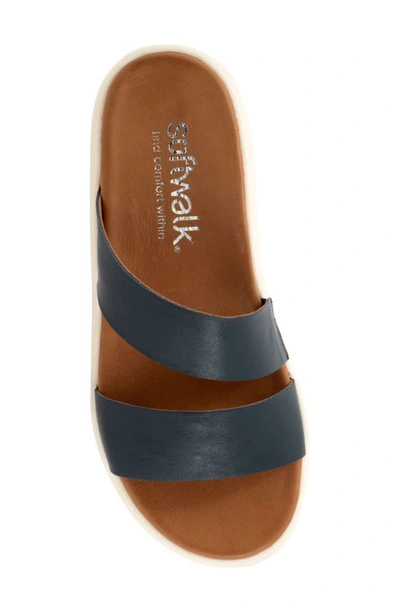 Softwalk Jenna Platform Sandal In Navy
