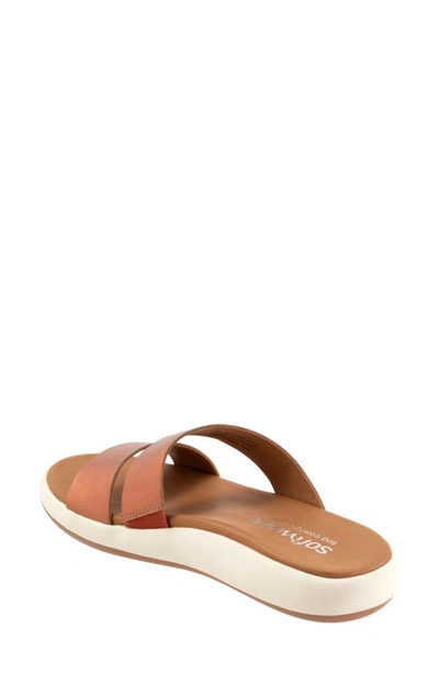 Shop Softwalk Jenna Platform Sandal In Copper
