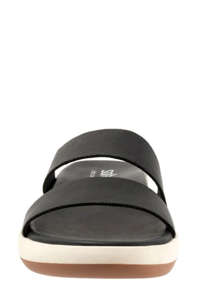 Softwalk Jenna Platform Sandal In Black