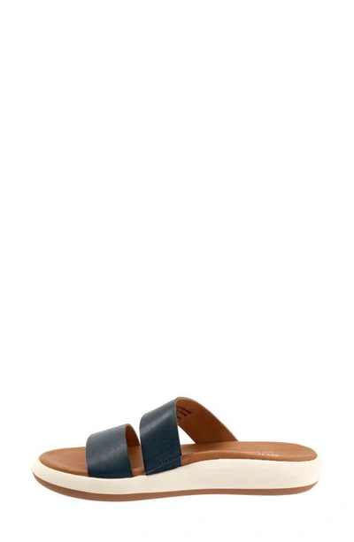 Softwalk Jenna Platform Sandal In Navy