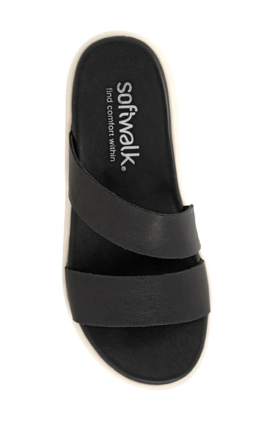 Softwalk Jenna Platform Sandal In Black