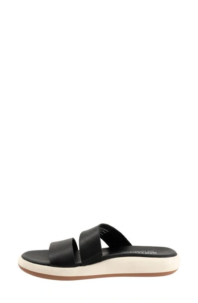 Softwalk Jenna Platform Sandal In Black