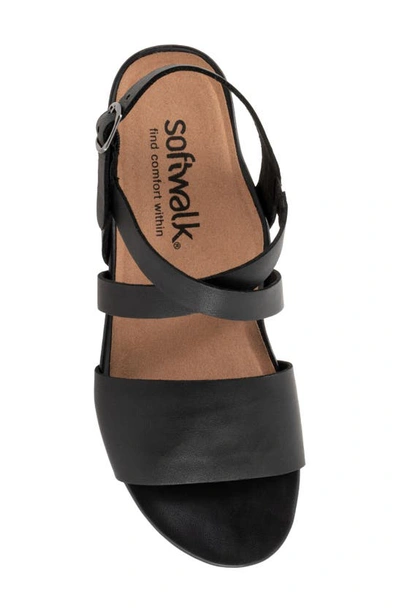 Softwalk Cali Sandal In Black