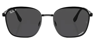 Shop Ray Ban Rb3720 002/k8 Square Polarized Sunglasses In Multi