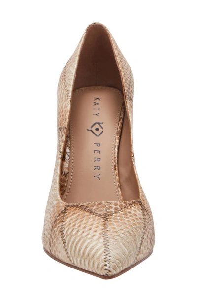 Katy Perry The Revival Pointed Toe Pump In Tan Multi