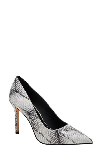 Shop Katy Perry The Revival Pointed Toe Pump In Black White Multi