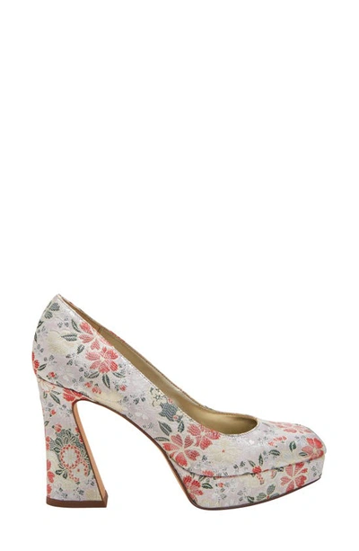 Shop Katy Perry The Square Pump In Chalk Multi