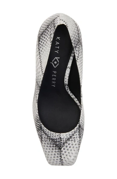 Shop Katy Perry The Square Pump In Black White Multi