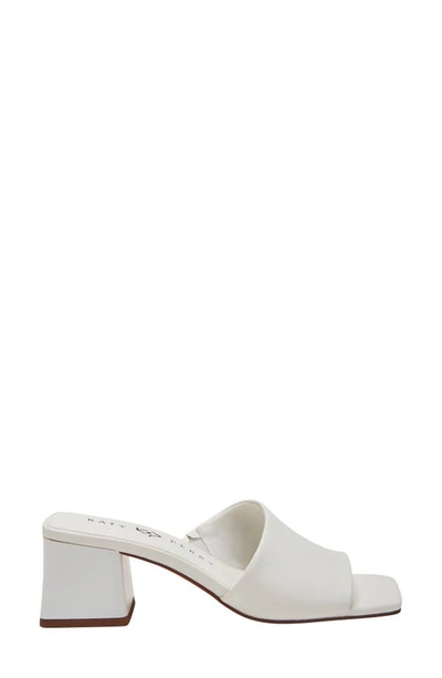 Katy Perry The Gemm Slide Sandal In Optic White
