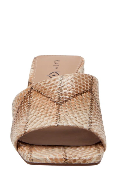 Katy Perry The Gemm Slide Sandal In Tan Multi