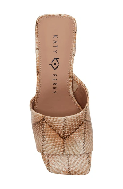 Shop Katy Perry The Gemm Slide Sandal In Tan Multi