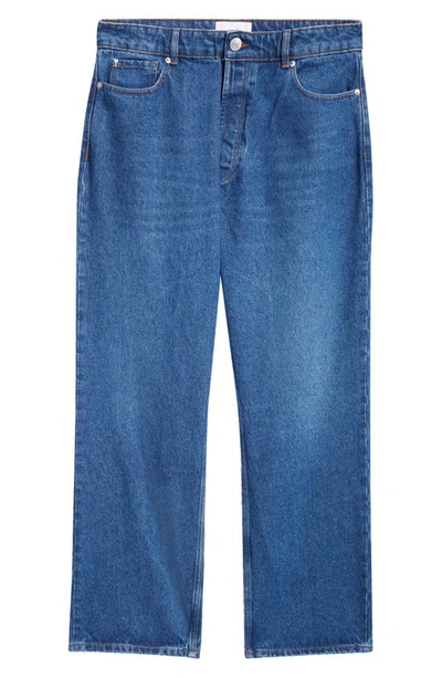 Shop Ami Alexandre Mattiussi Loose Fit Jeans In Used Blue