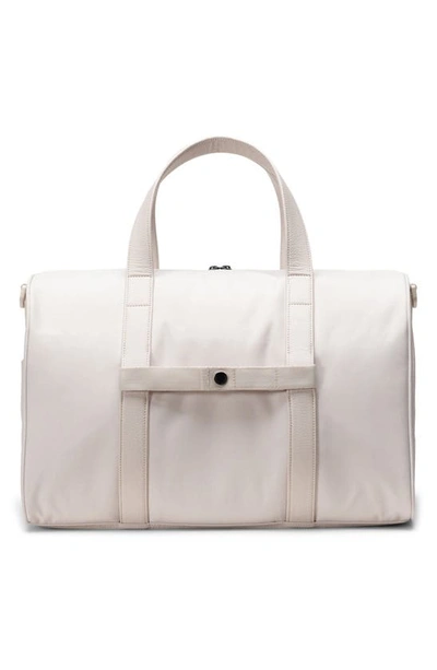 Shop Herschel Supply Co Novel Recycled Polyester Carry-on Duffle Bag In Moonbeam