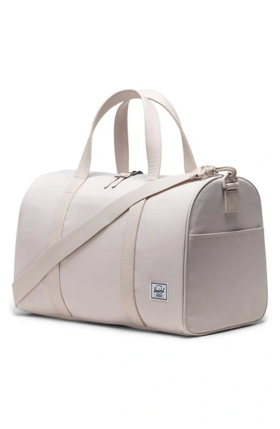 Shop Herschel Supply Co Novel Recycled Polyester Carry-on Duffle Bag In Moonbeam